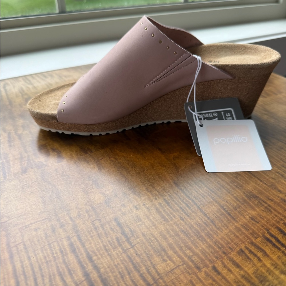 NWT Papillio "Namica" with Cork Wedges, Size 41. Narrow Width. SAME DAY SHIPPING - Picture 2 of 6